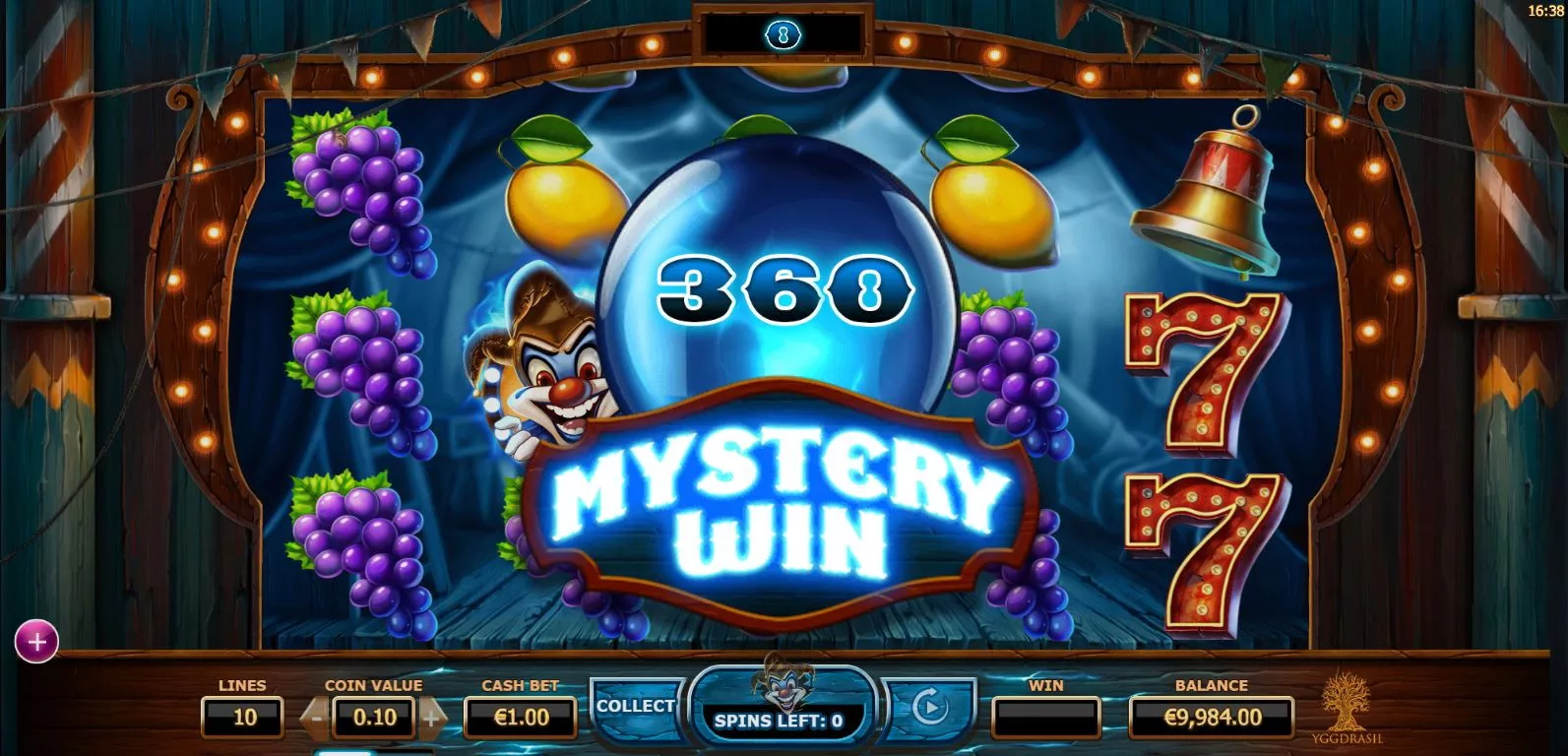 Игровой автомат Mystery Circus