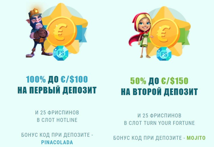 Стартовый пакет на 250 долларов